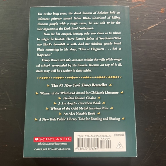 2001 Harry Potter & the Prisoner of Azkaban vintage paperback book by JK Rowling - Picture 2 of 8